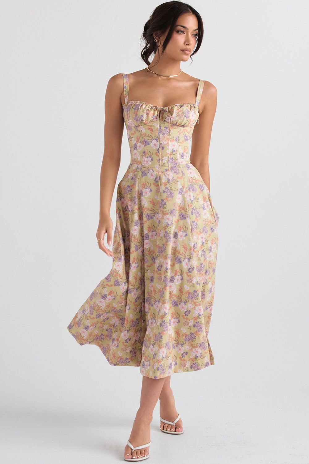 Ladies Fashion summer dresses women maxi floral slip backless womens dresses elegant