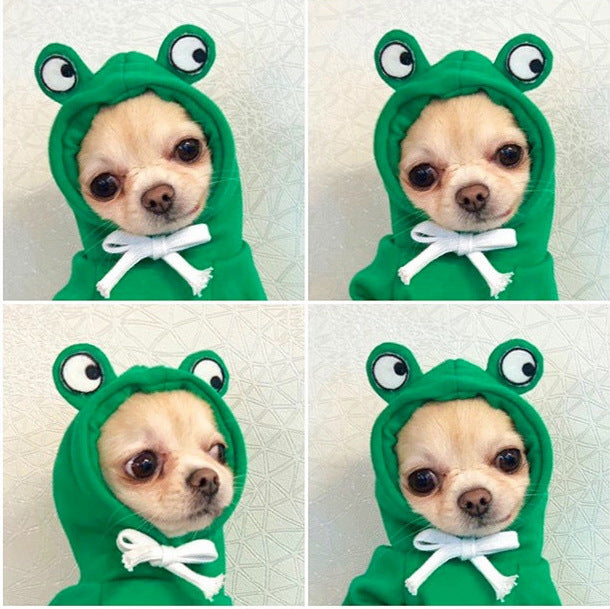 Autumn And Winter Sweatshirt Fleece Change Small Medium-Sized Dogs Cats Pets Teddy Fighting Clothes Supplies