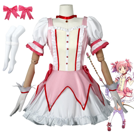 Magical Girl Little Round Deer Eyes Round Fragrance COS Costume Cosplay Costume Transformation Combat Costume Anime Cosplay