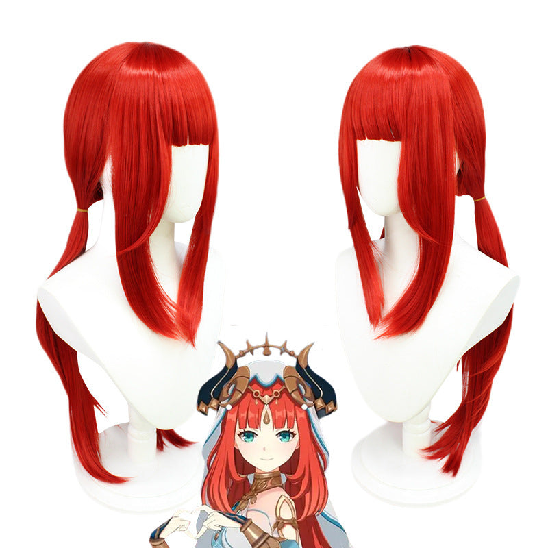 Yuanshen game cos suit Nilu cosplay blue costume female Western dancer suit full set of cosplay