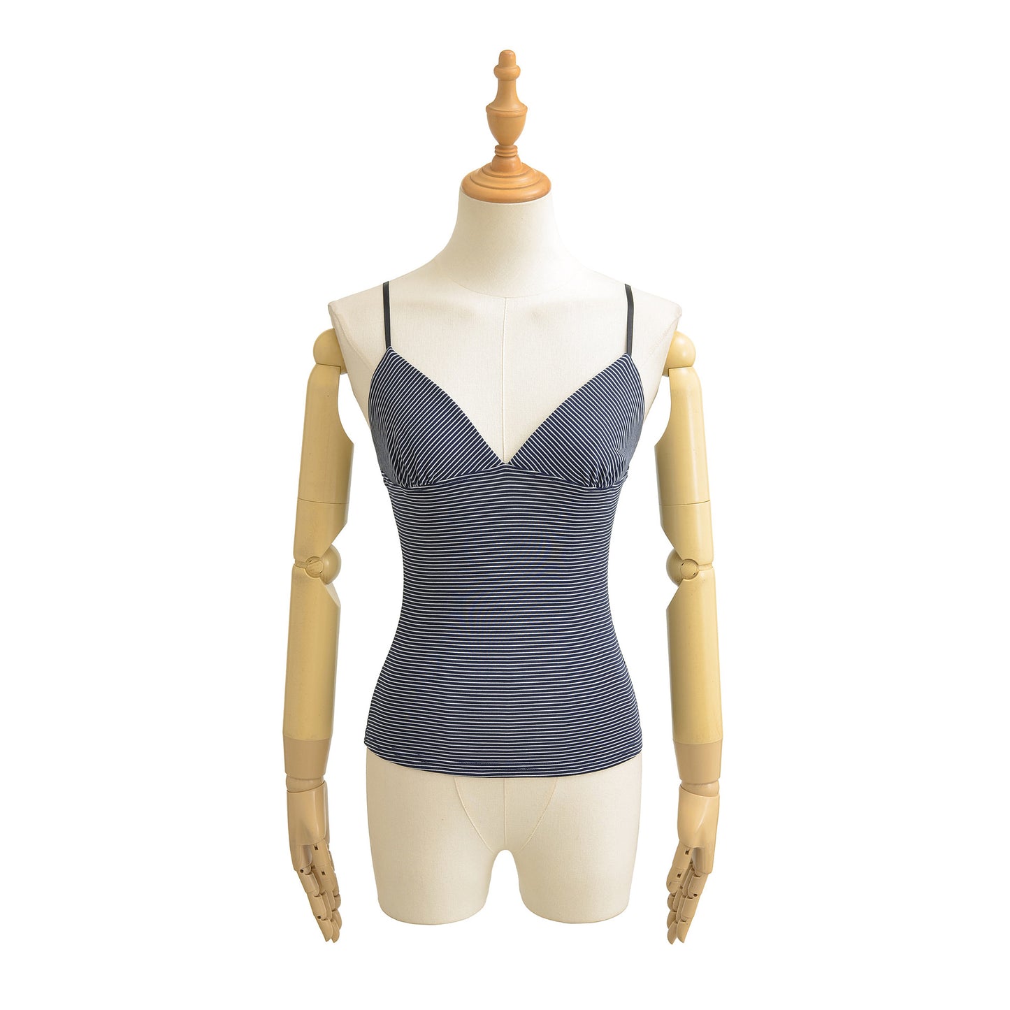 Fitted Body-Shaping Striped Camisole
