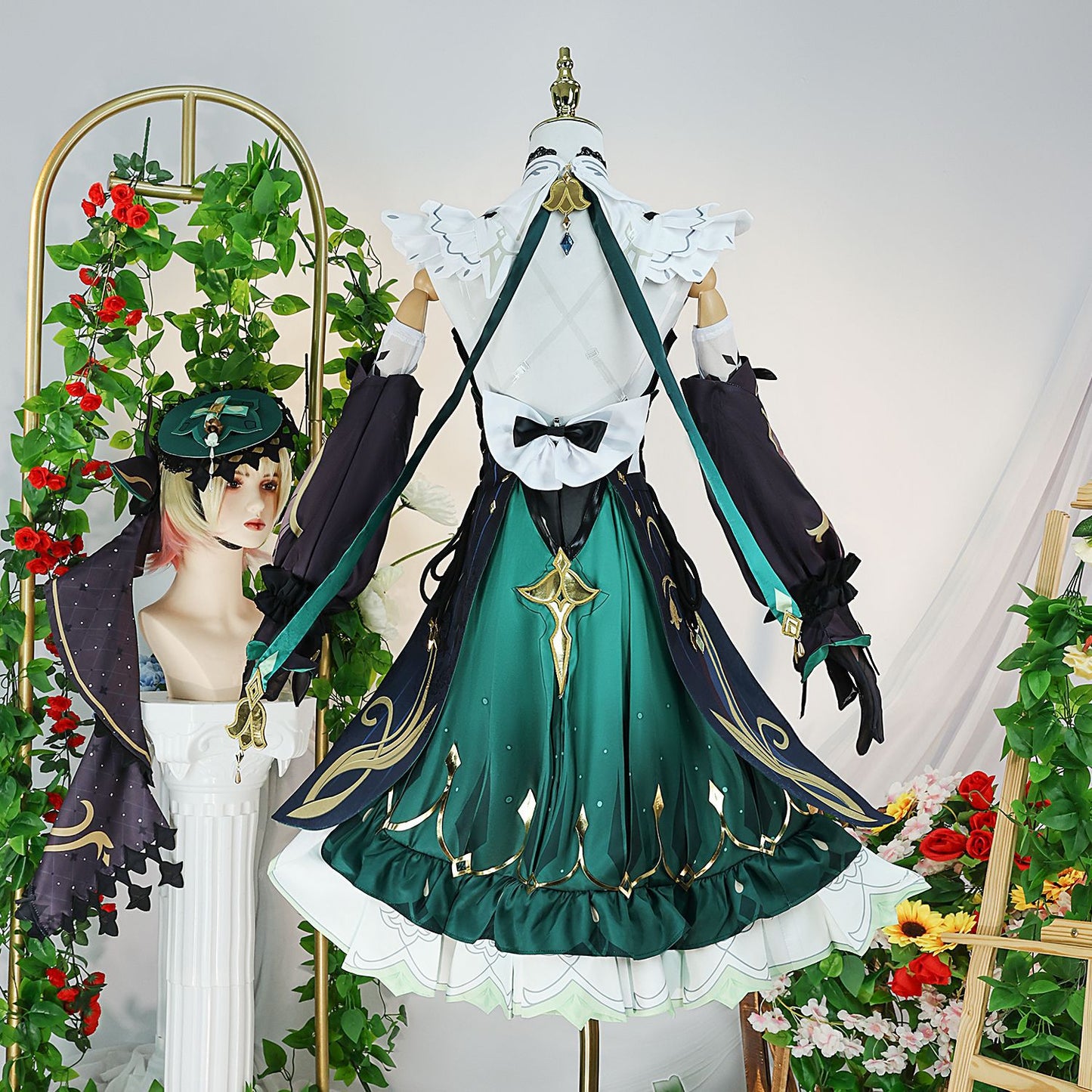 Genshin Impact cos costume perfumer Amelia cosplay costume game animation anime full set of C suits