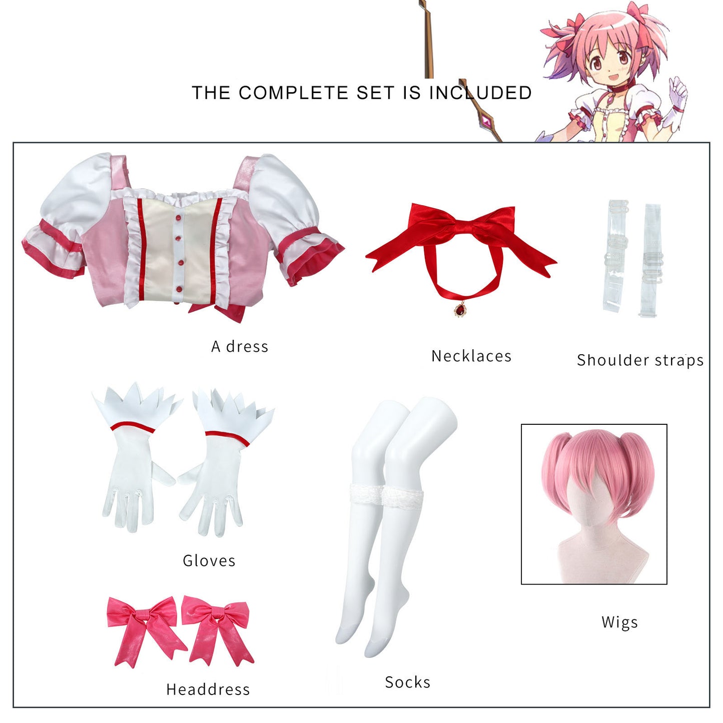 Magical Girl Little Round Deer Eyes Round Fragrance COS Costume Cosplay Costume Transformation Combat Costume Anime Cosplay