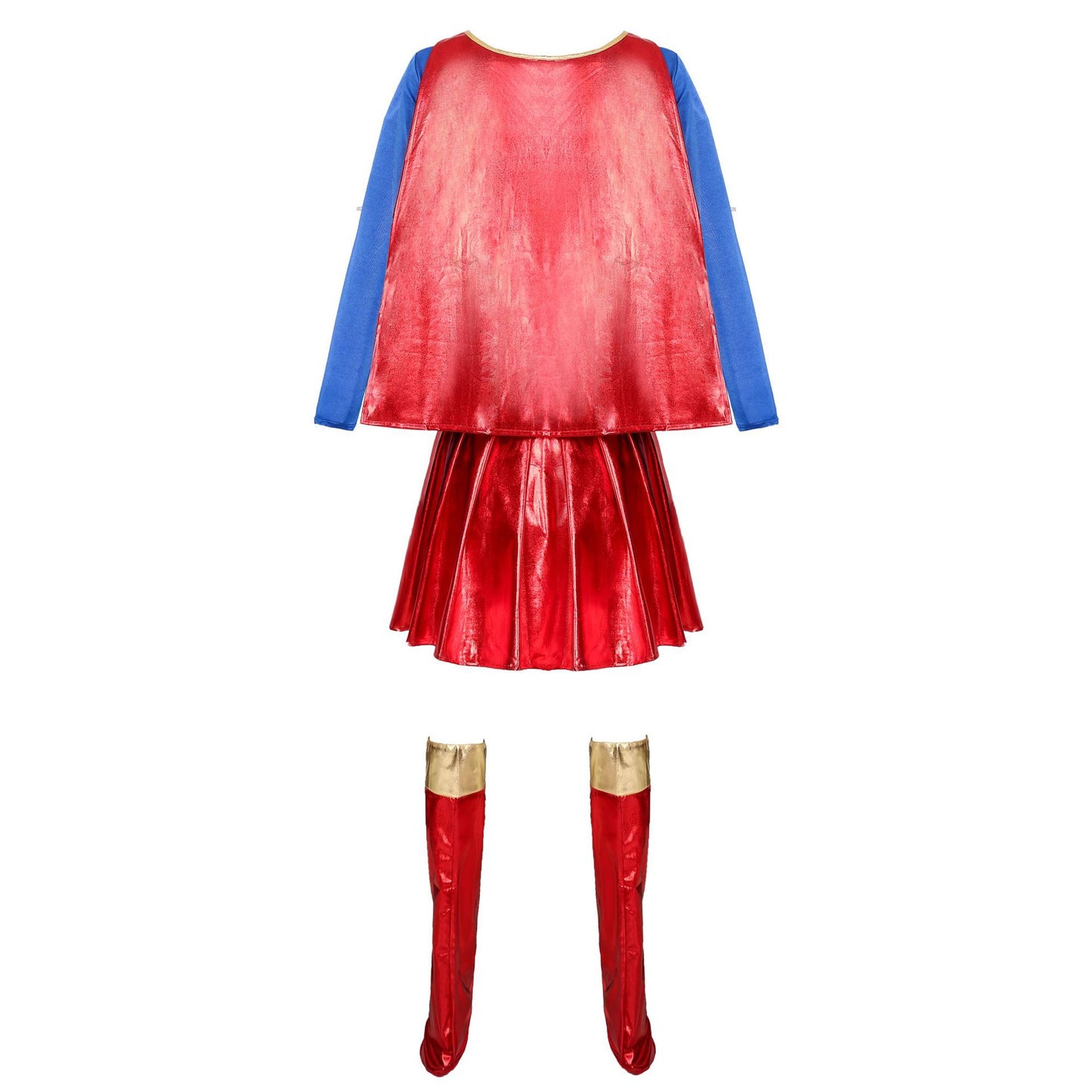 Halloween Lacquer Cloak Supergirl Costume Cosplay Supergirl Costume