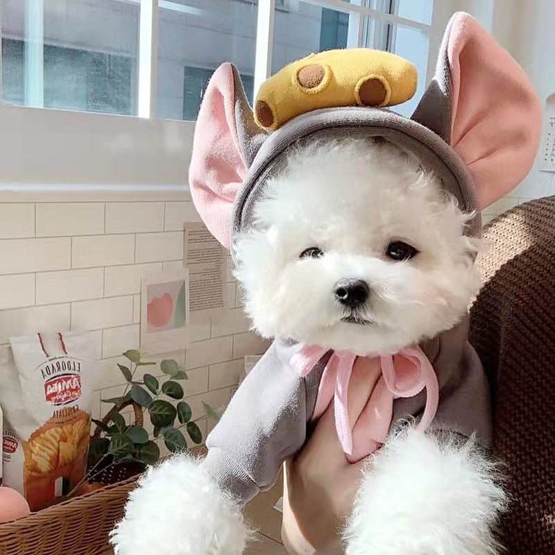 Autumn And Winter Sweatshirt Fleece Change Small Medium-Sized Dogs Cats Pets Teddy Fighting Clothes Supplies